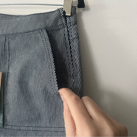 Prana Kara indigo stripe mini skirt‎ Women’s Size 2 - Picture 5 of 10